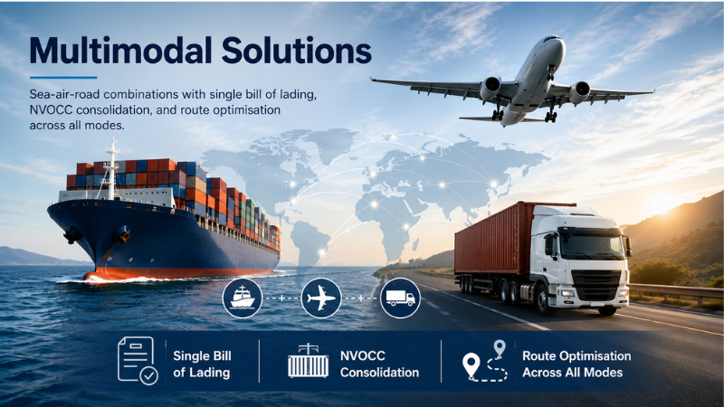 Multimodal Logistics — Sea and air freight